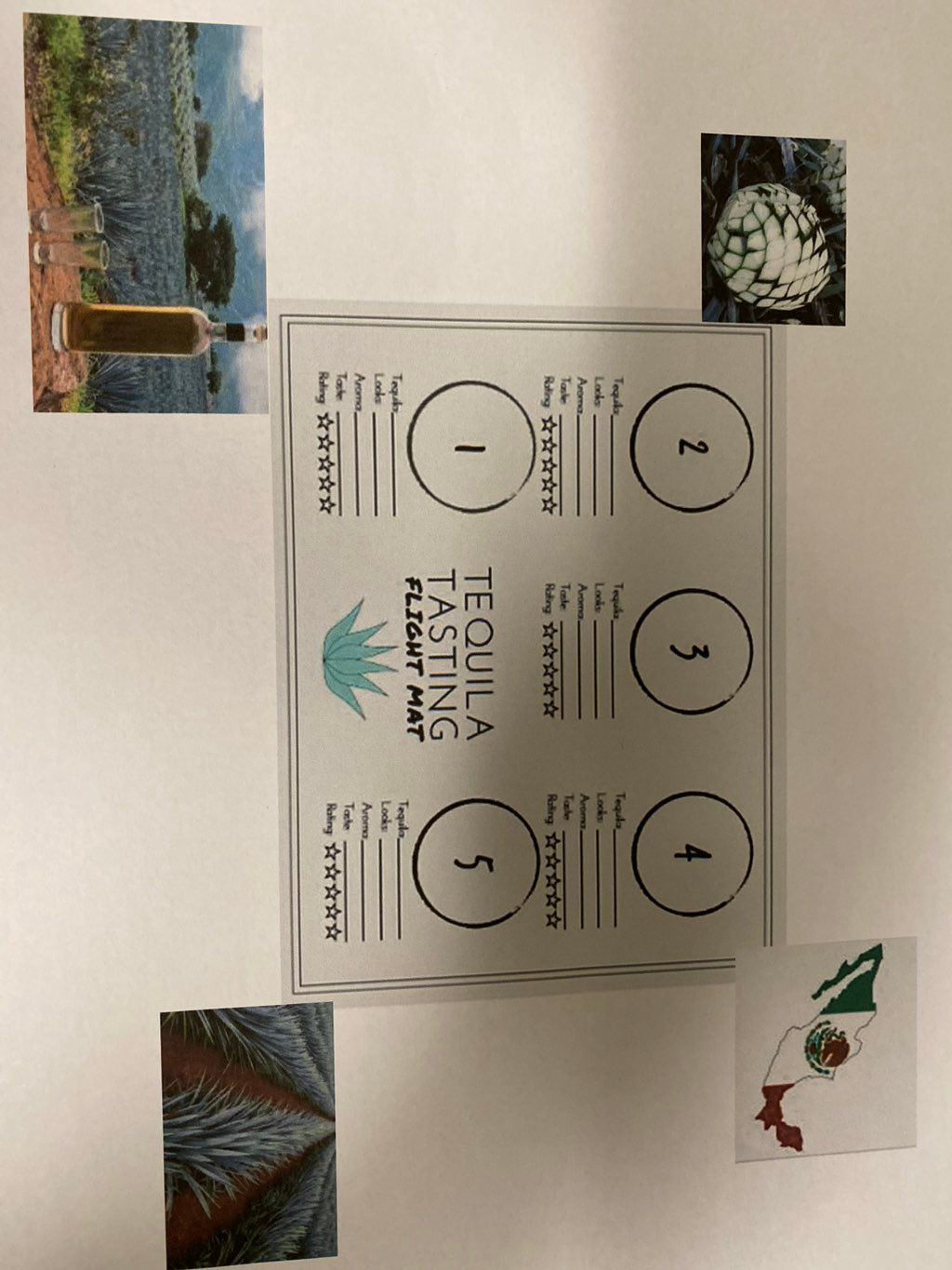 A personalized tequila tasting event I hosted