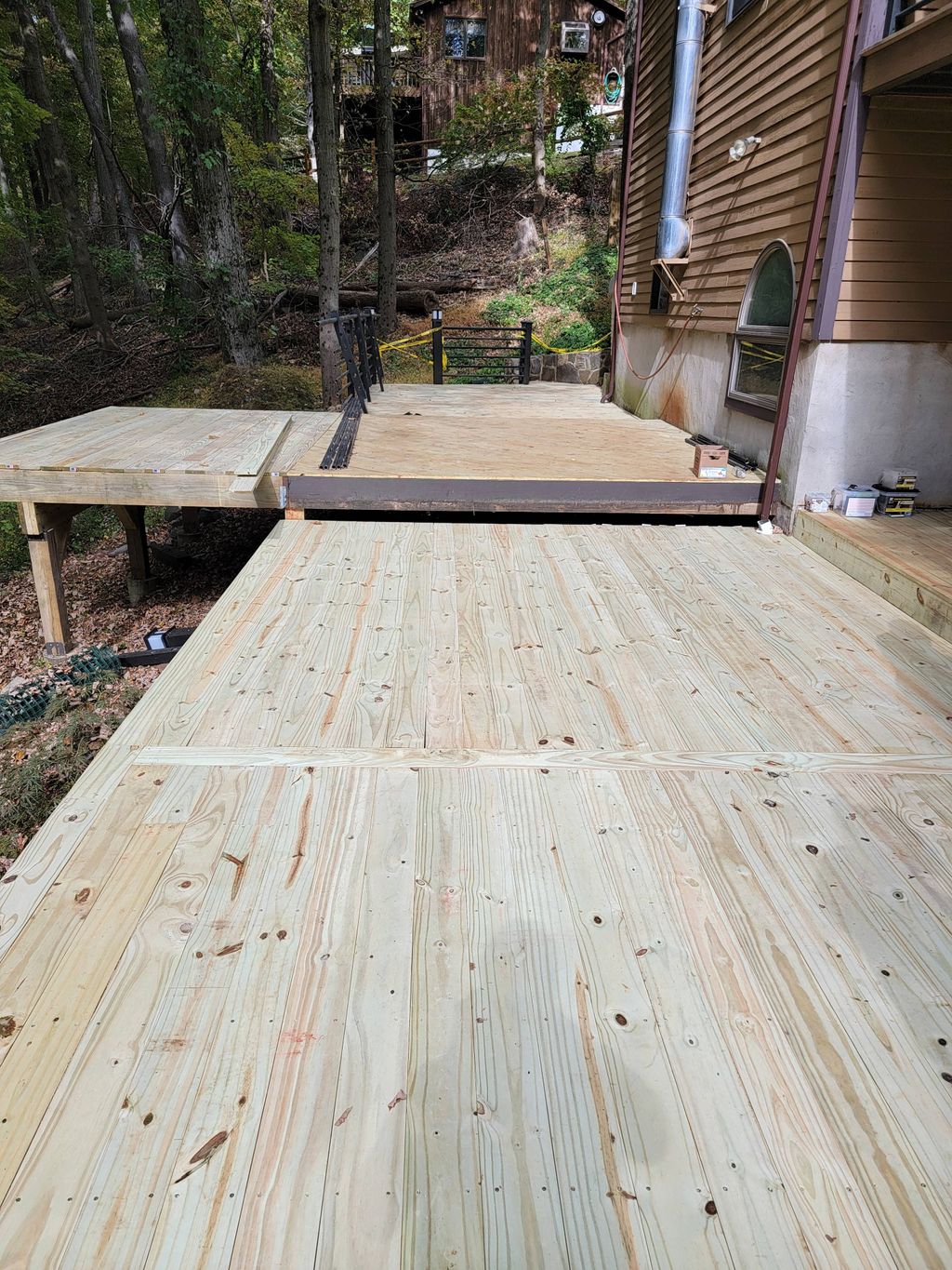 500sqf deck floor replacement 
