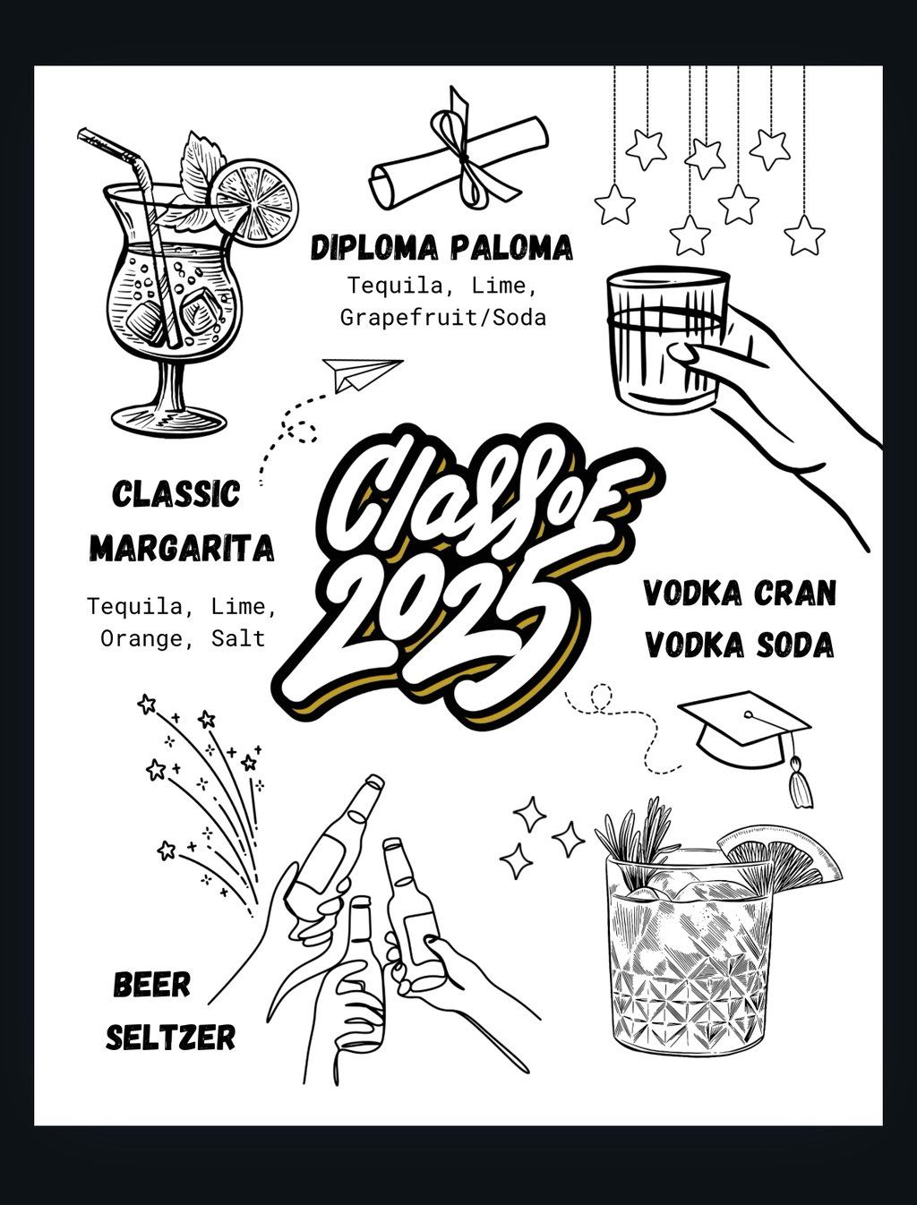 Graduation Menu 