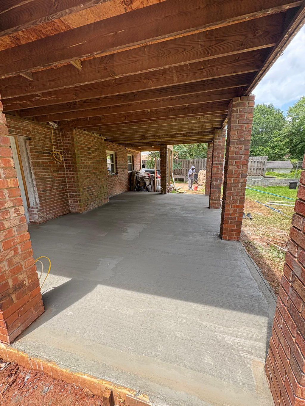 After (New Concrete Slab)