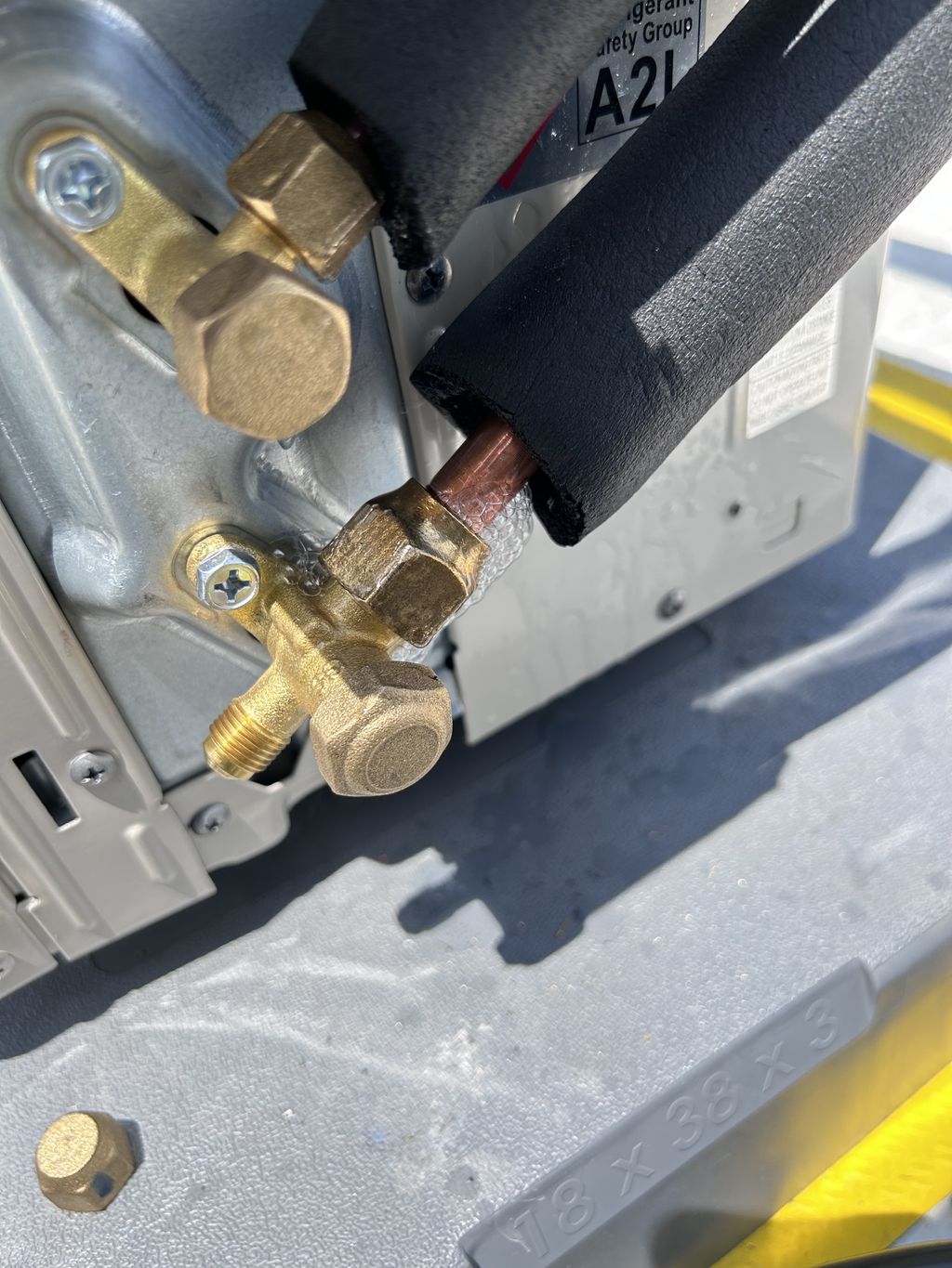 Our customer got her new system installed and it d