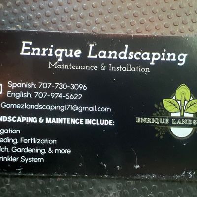 Avatar for Enrique Landscaping and installation