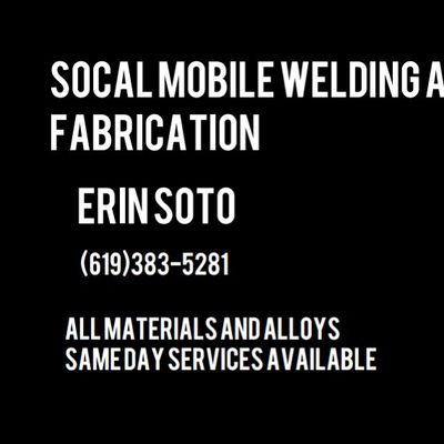 Avatar for SoCal mobile welding and fabrication