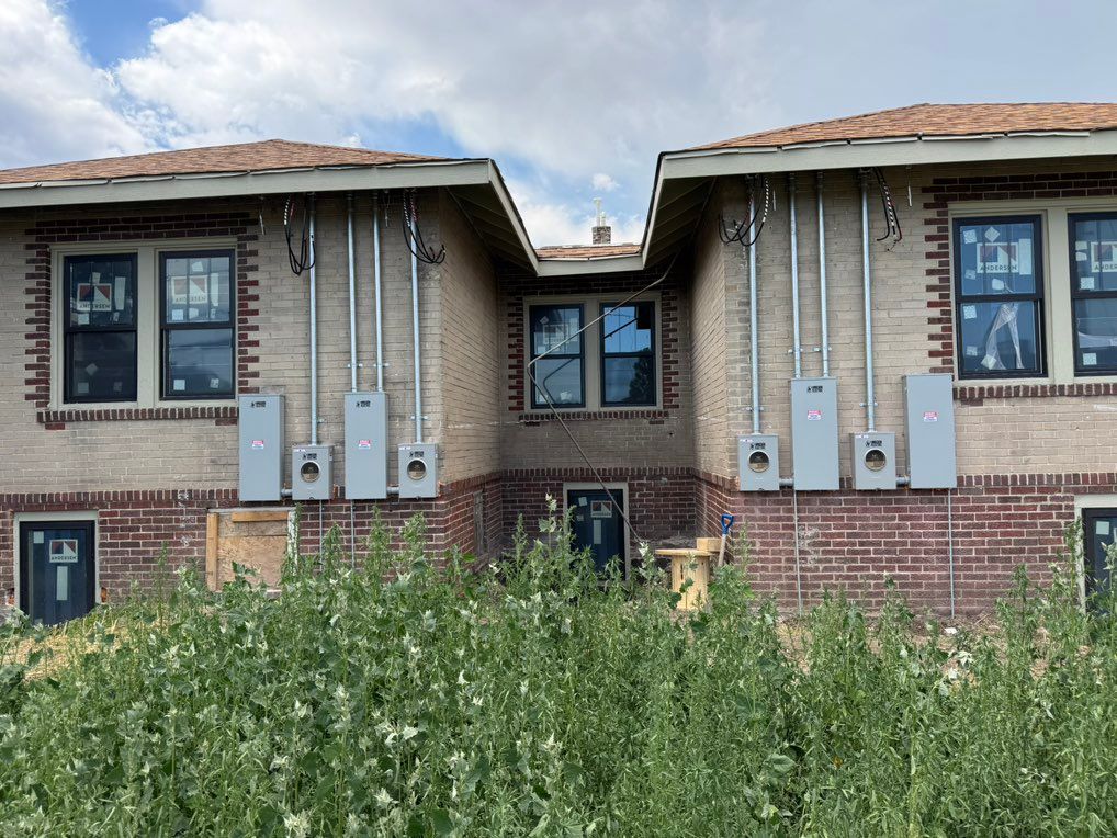 New panels and meters at a Quadplex we did. 