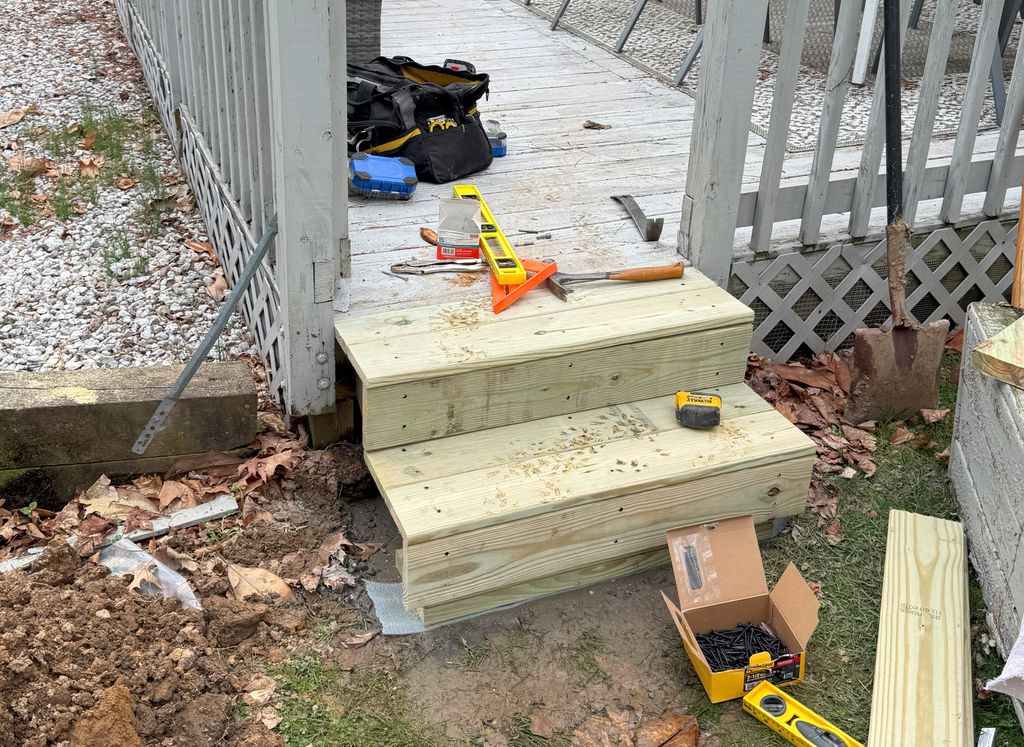 Replaced steps - safe and secure