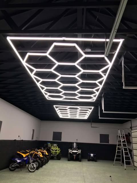 LED Garage lighting, commercial space
