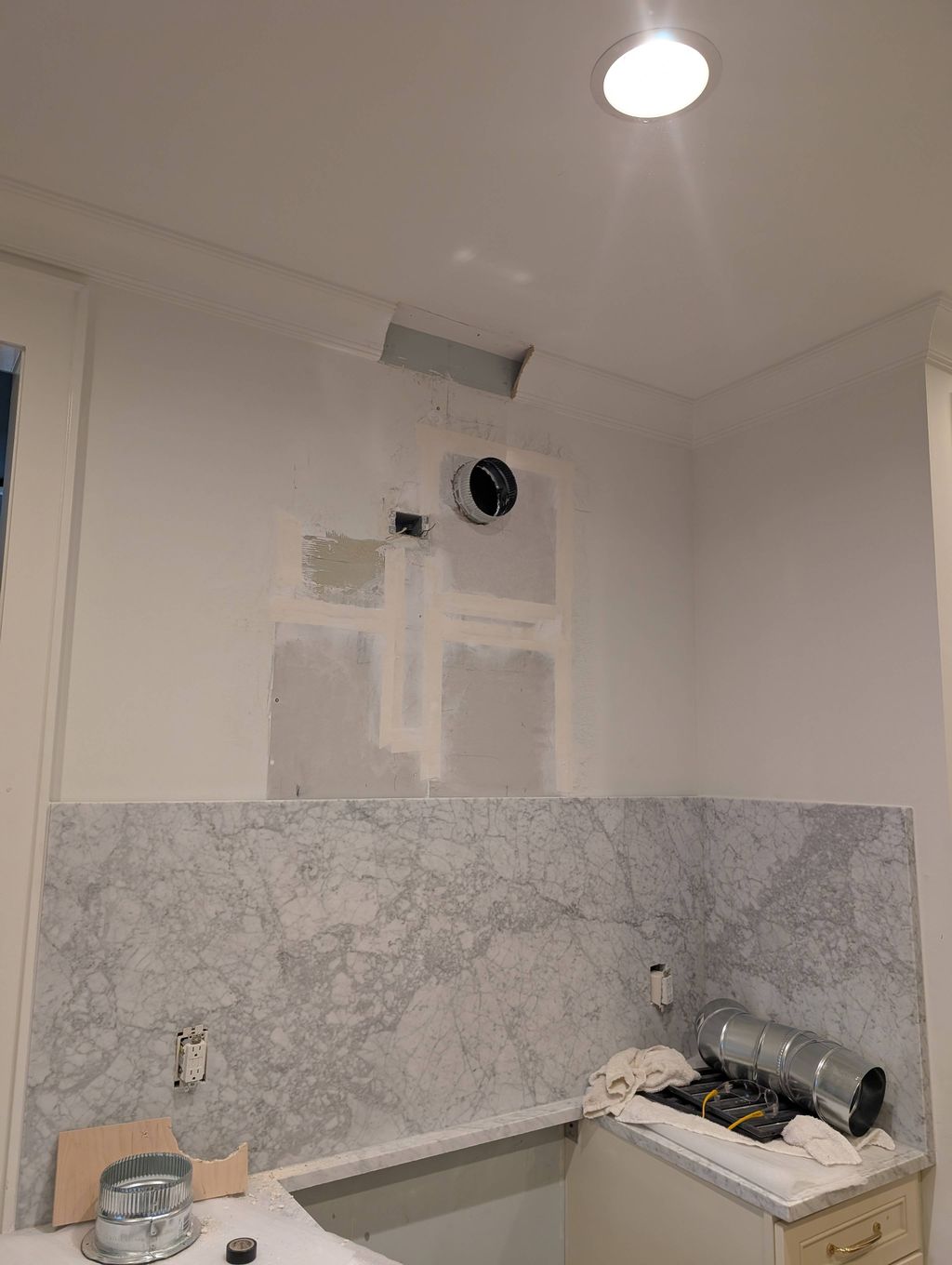 Before custom Range installation 