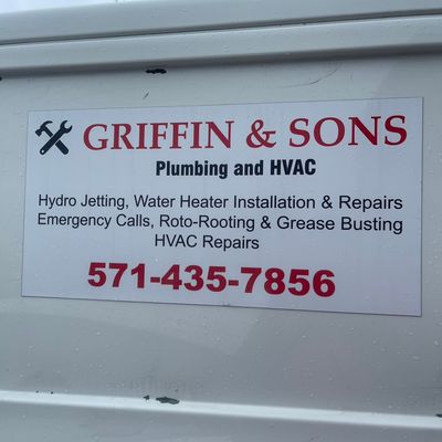 Avatar for Griffinandsonsplumbingand HVAC service