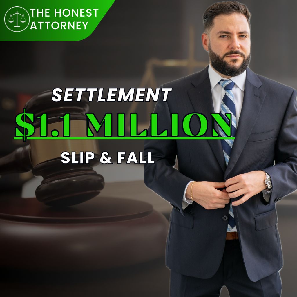 Another big win! $1.1M slip & fall settlement for 