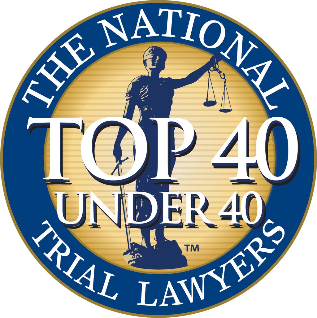 Honored to be named a Top 40 Under 40 Trial Lawyer