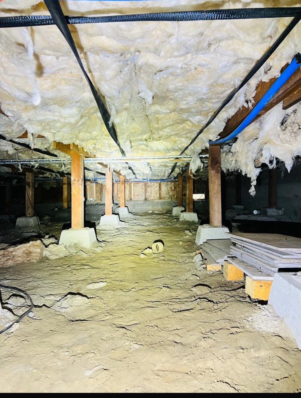 Before Vapor Barrier 