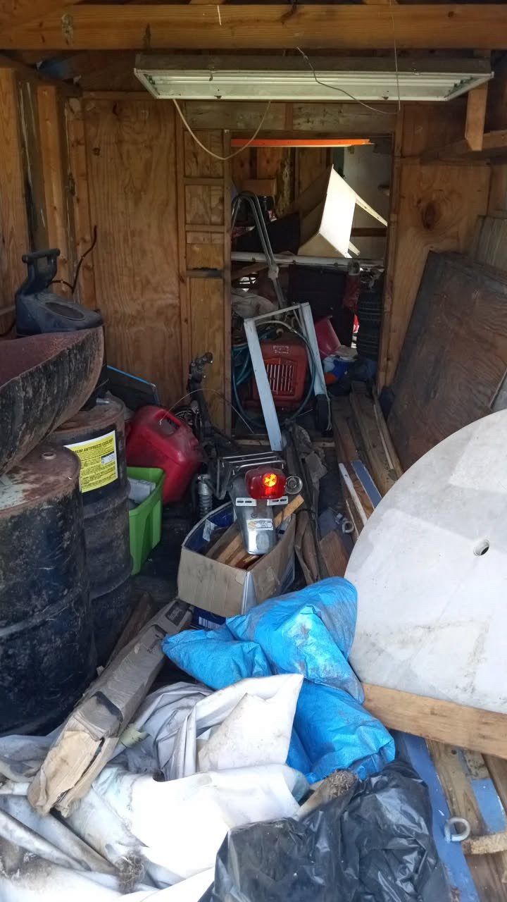 Junk clean out . 