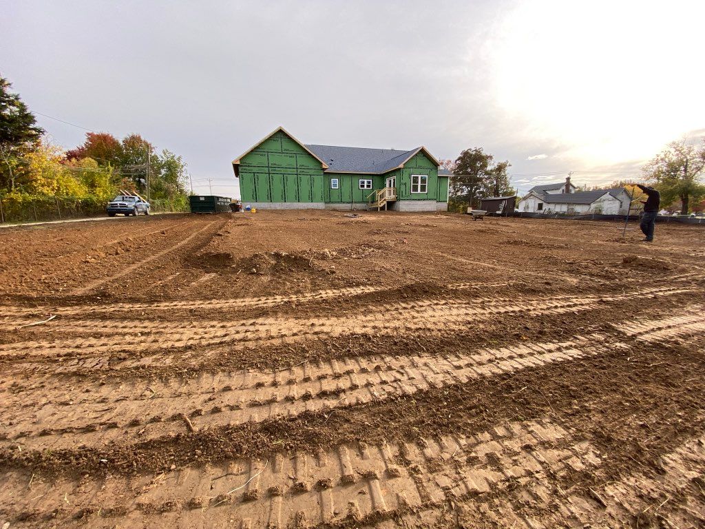 Land grading , land leveling , huge 5000 square fe