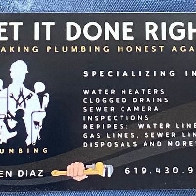 Avatar for Get It Done Right Plumbing
