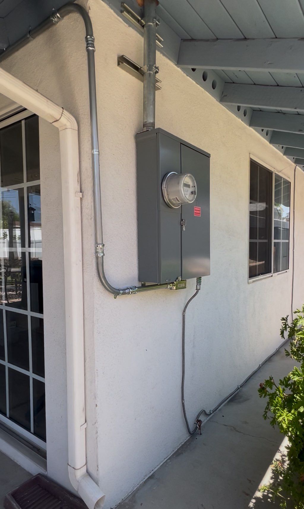 Panel relocate 200amp service 
