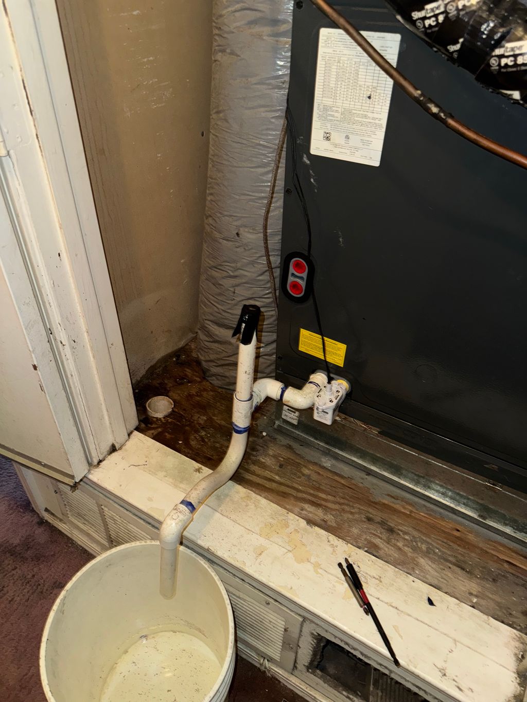 HVAC Condensate Line Stoppage