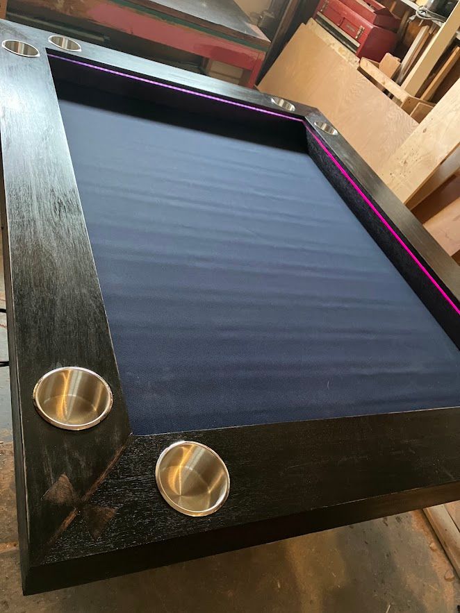 Board Game Table with LED Lights