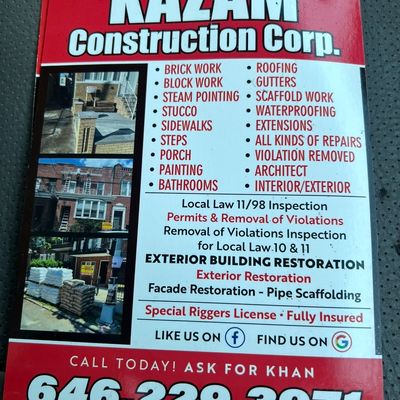 Avatar for KAZAM construction