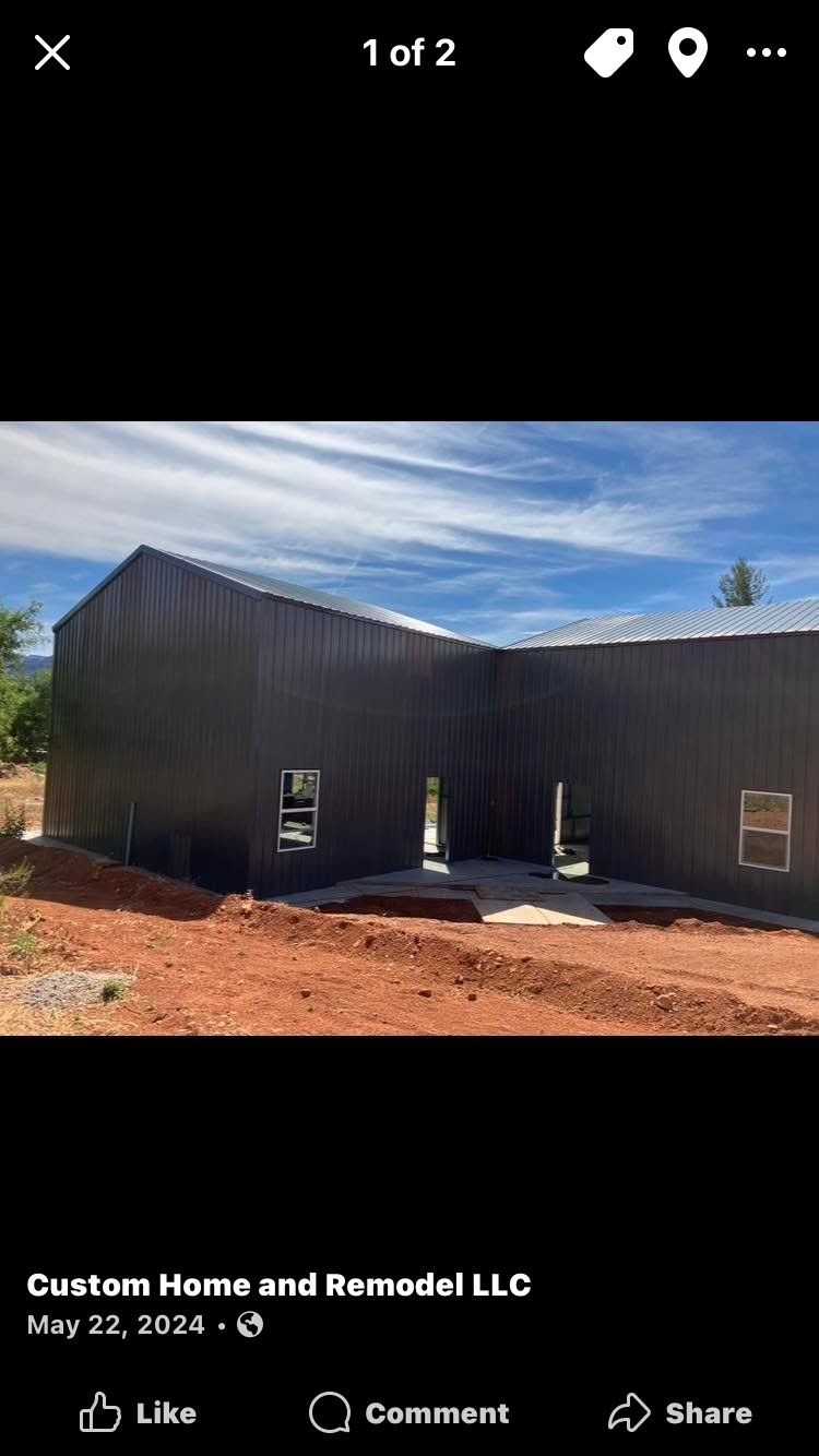 We do metal buildings as well 