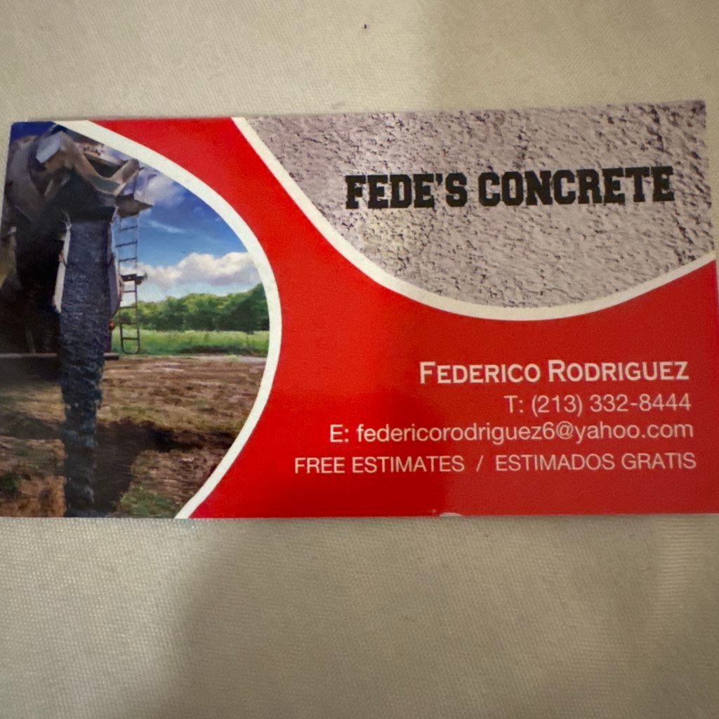 Fede’s concrete