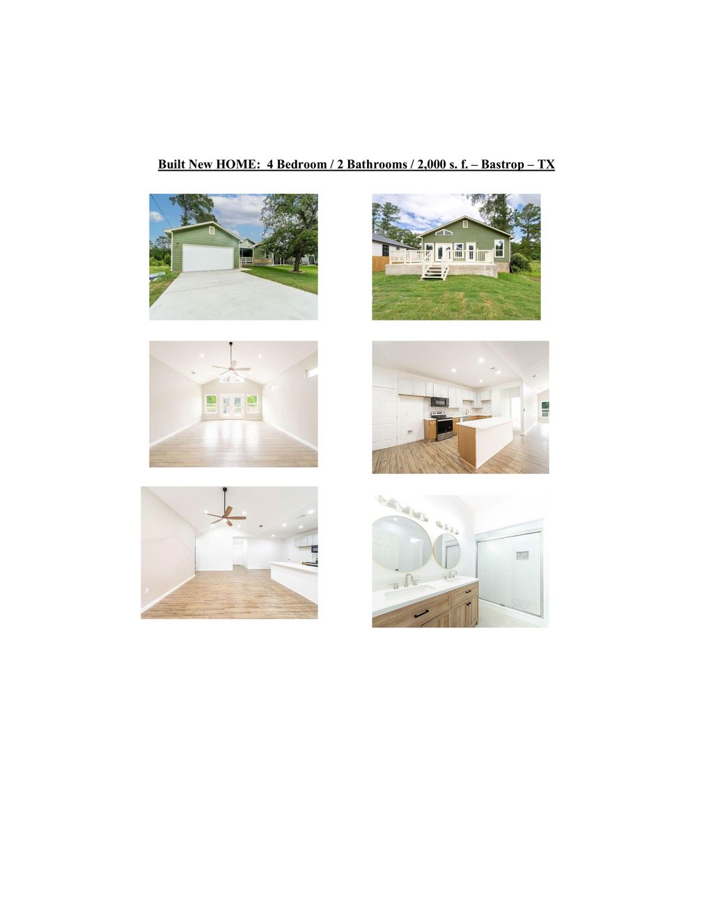 New Home Built In 2024