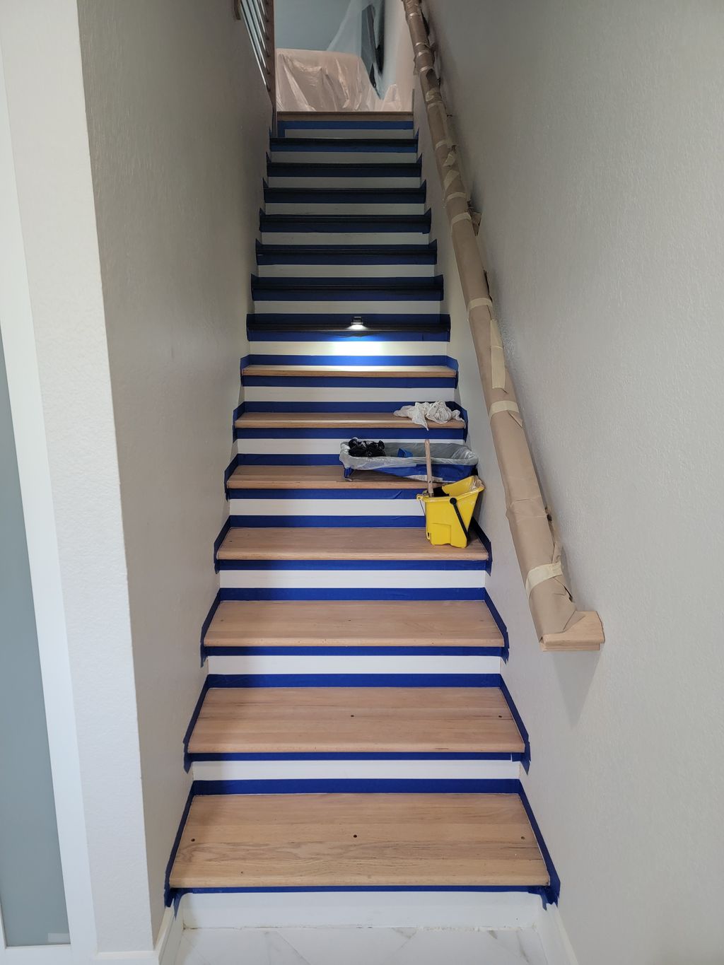 Stairs Staining (Before)