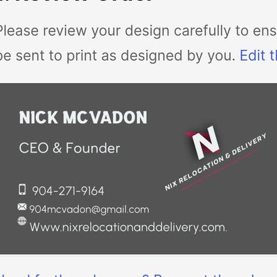Avatar for Nix Relocation and Delivery