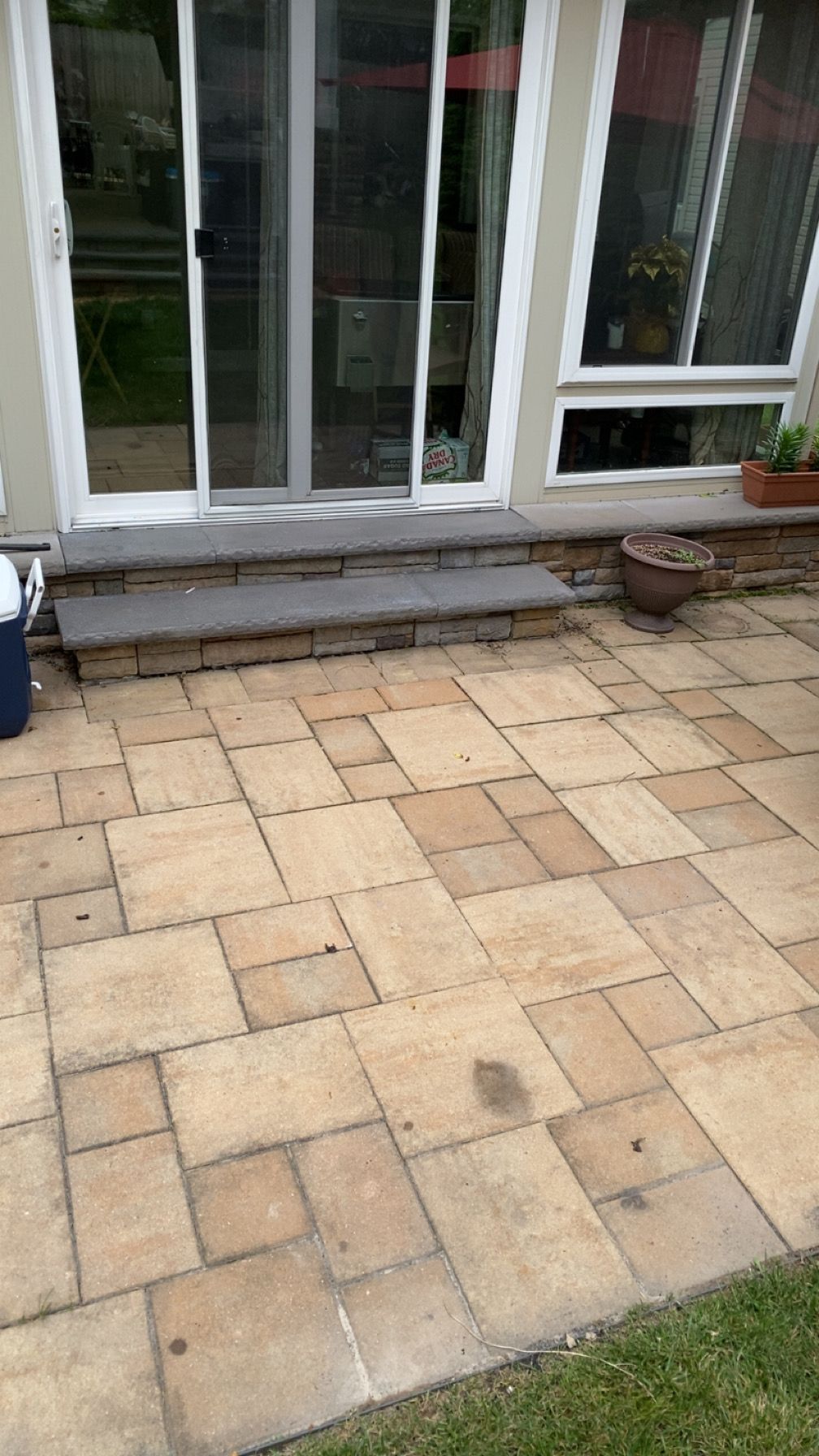Weeds Pulled On Patio
