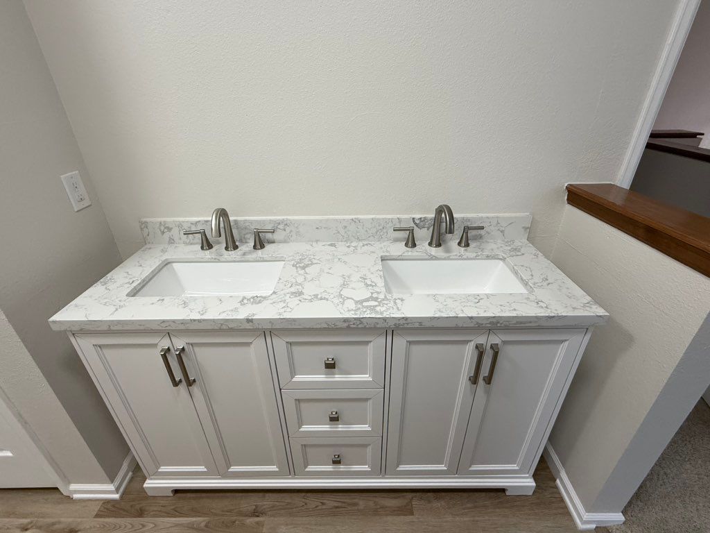 Vanity installation 