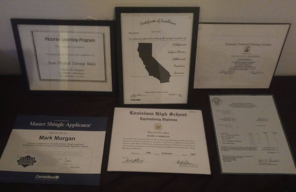 certificates and diploma in construction and engin