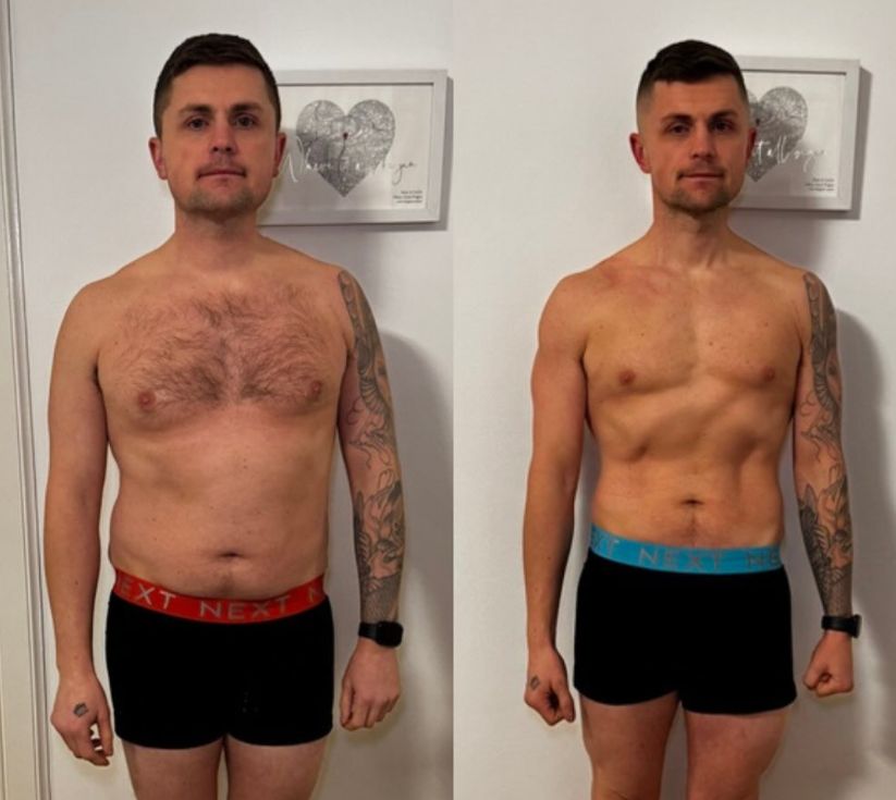 Dean lost 28LBS