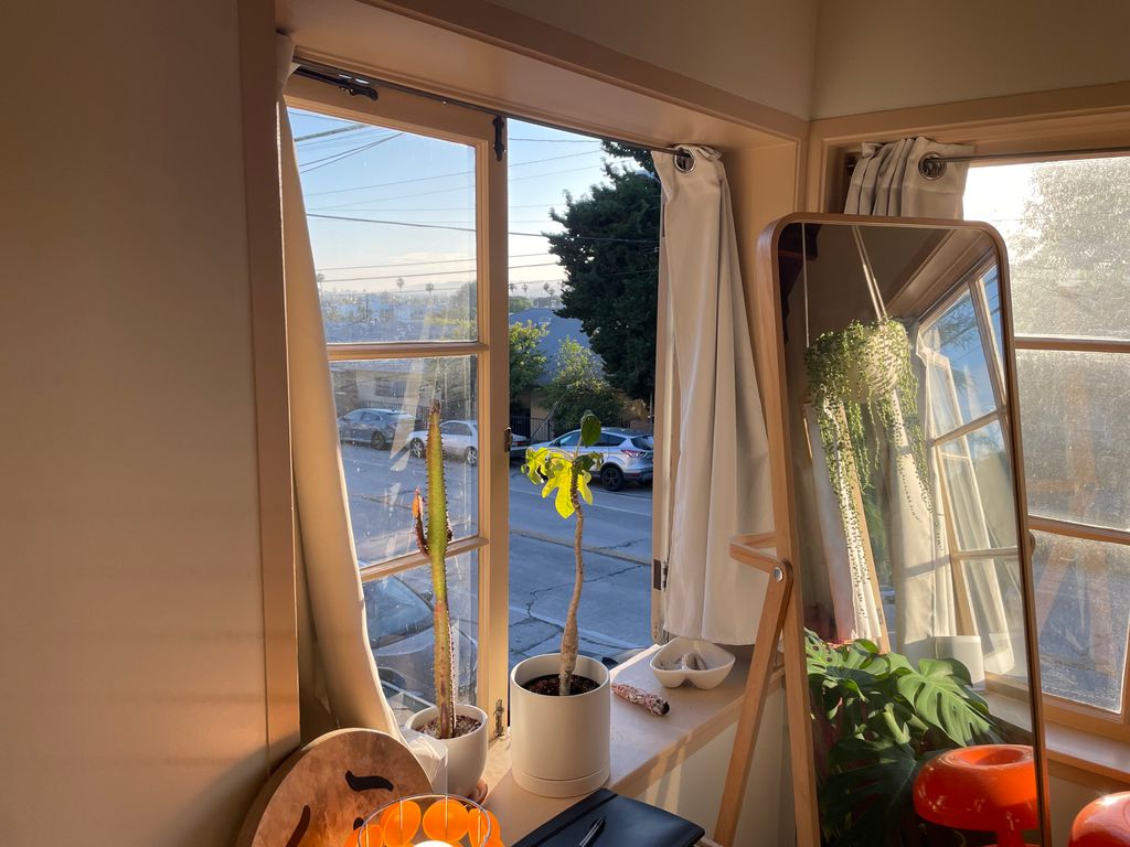 Window before screen