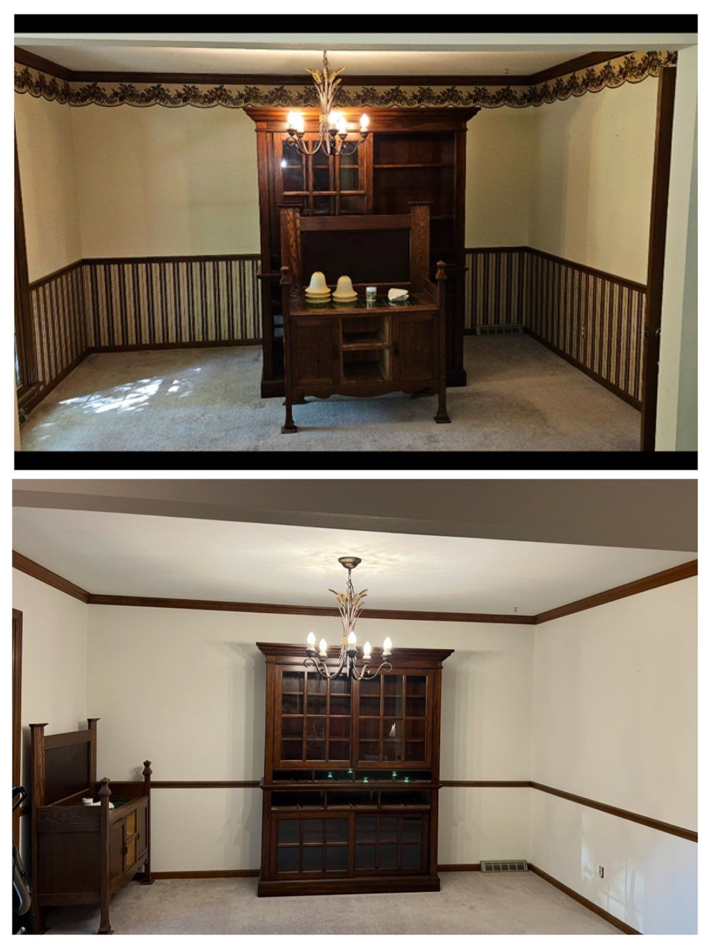 Wallpaper removal and painting in Chesterfield Mo 