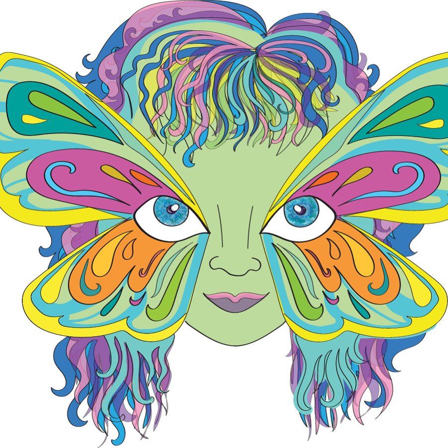 Madeline Butterflye Face Painting