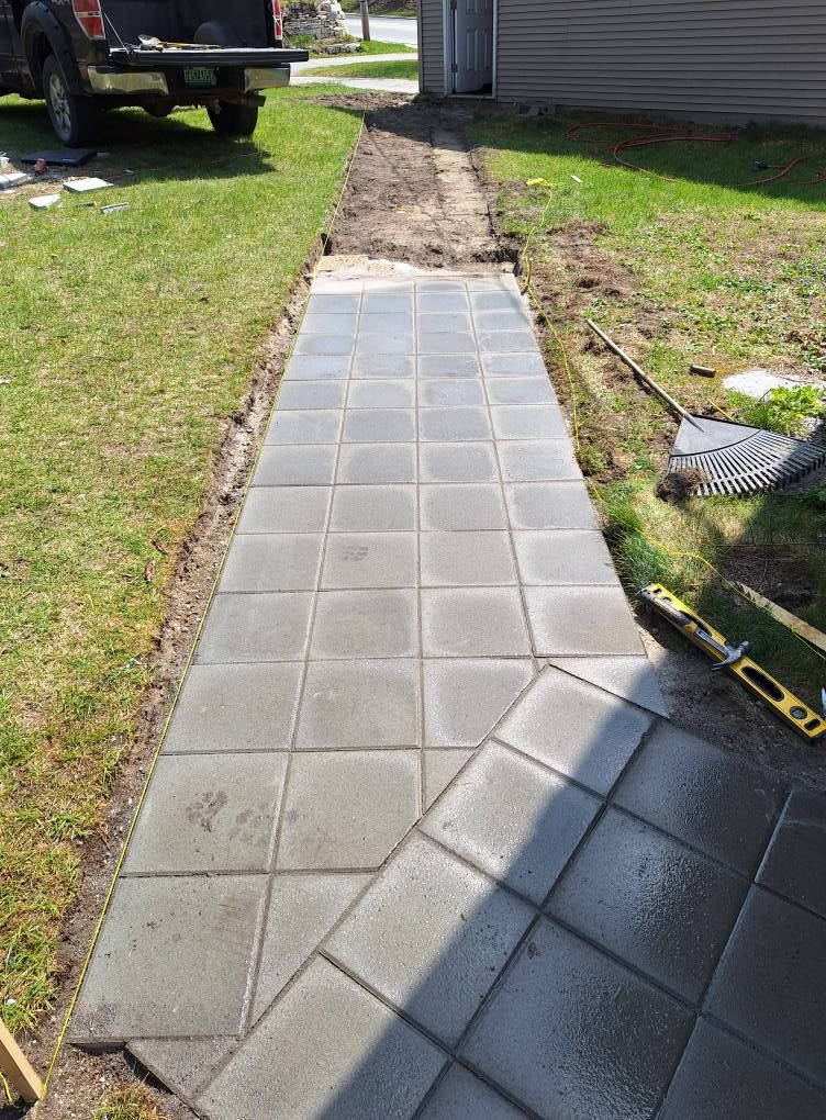 Paver walkway