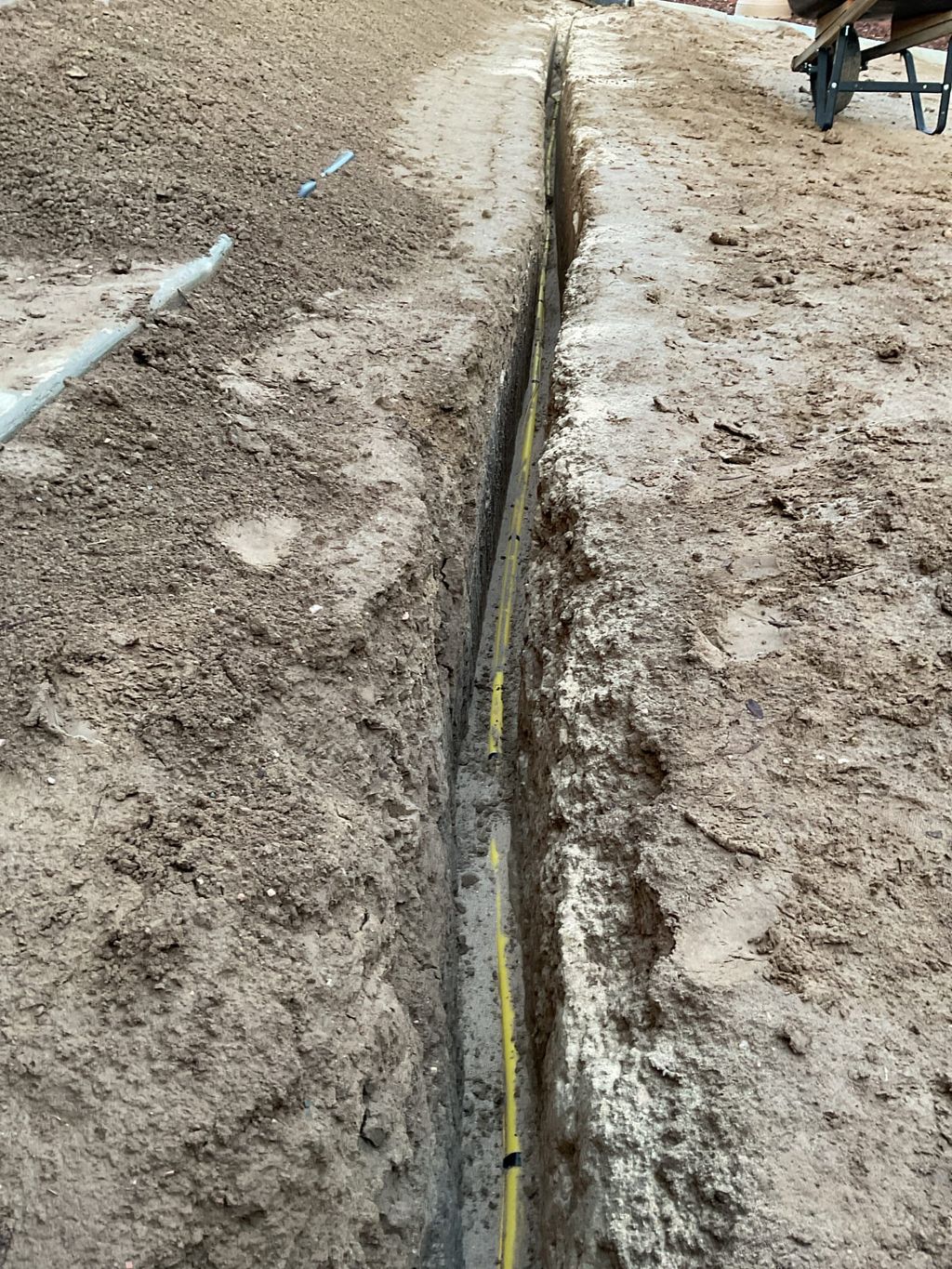 New gas line for a BBQ