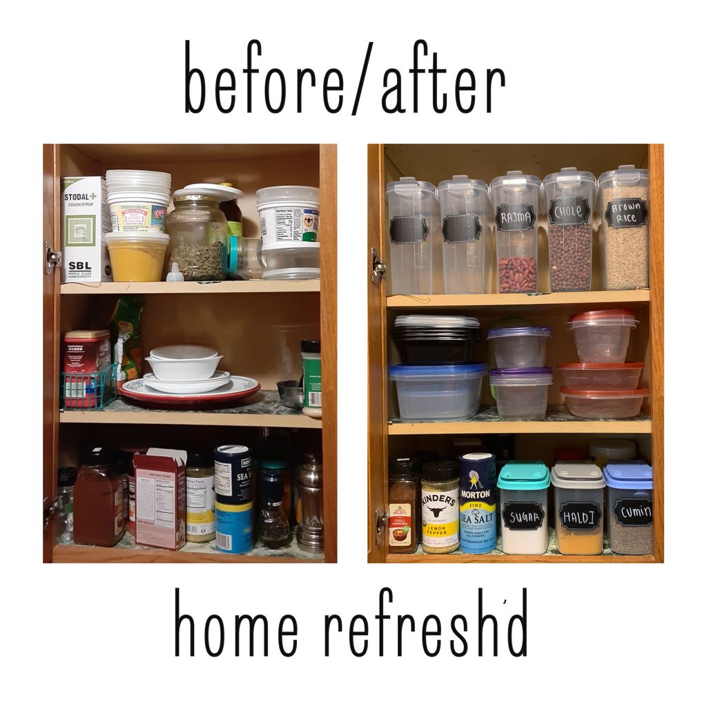 Kitchen Cabinets Before/After 1