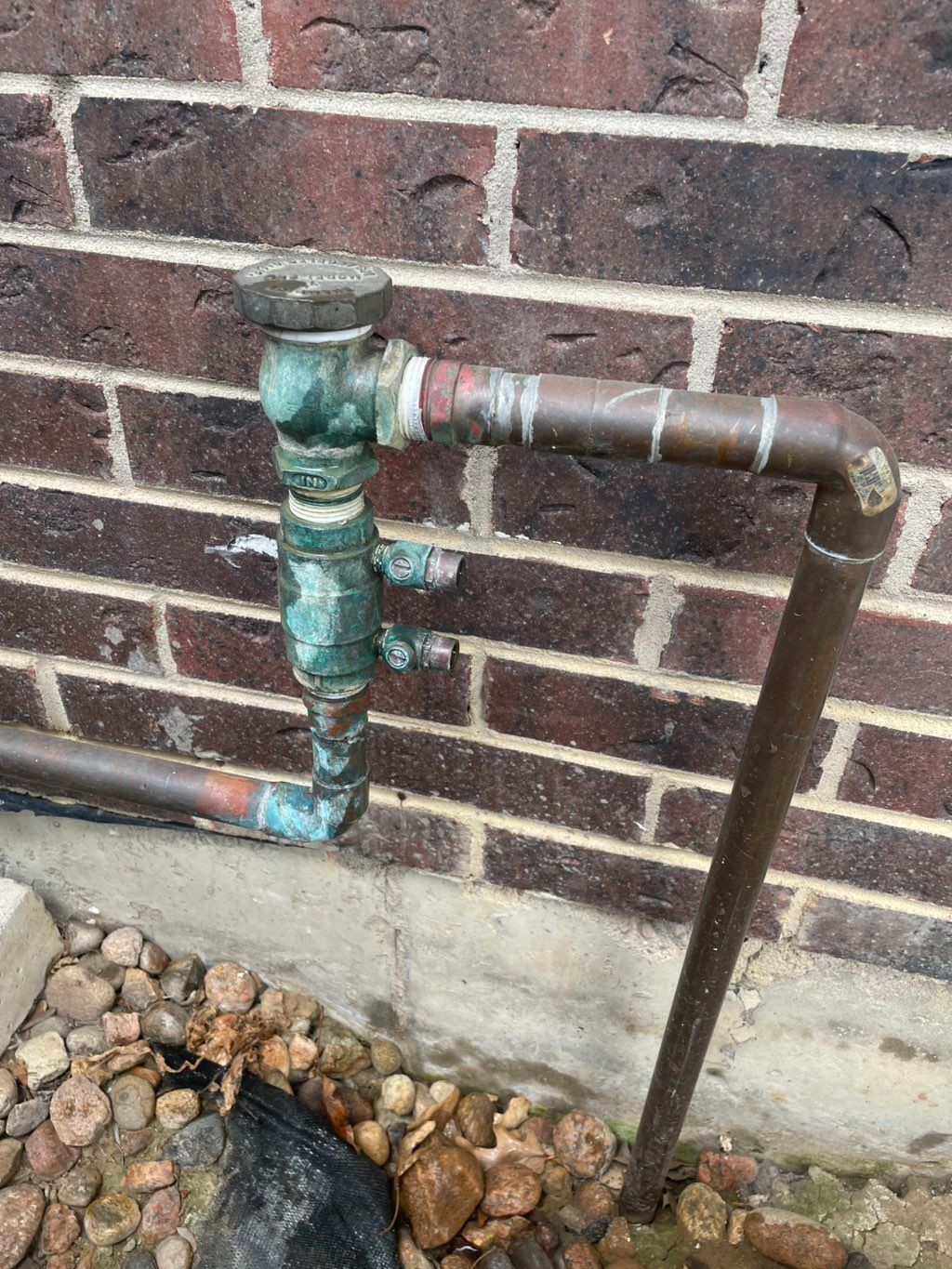 Before, it was leaking into the foundation