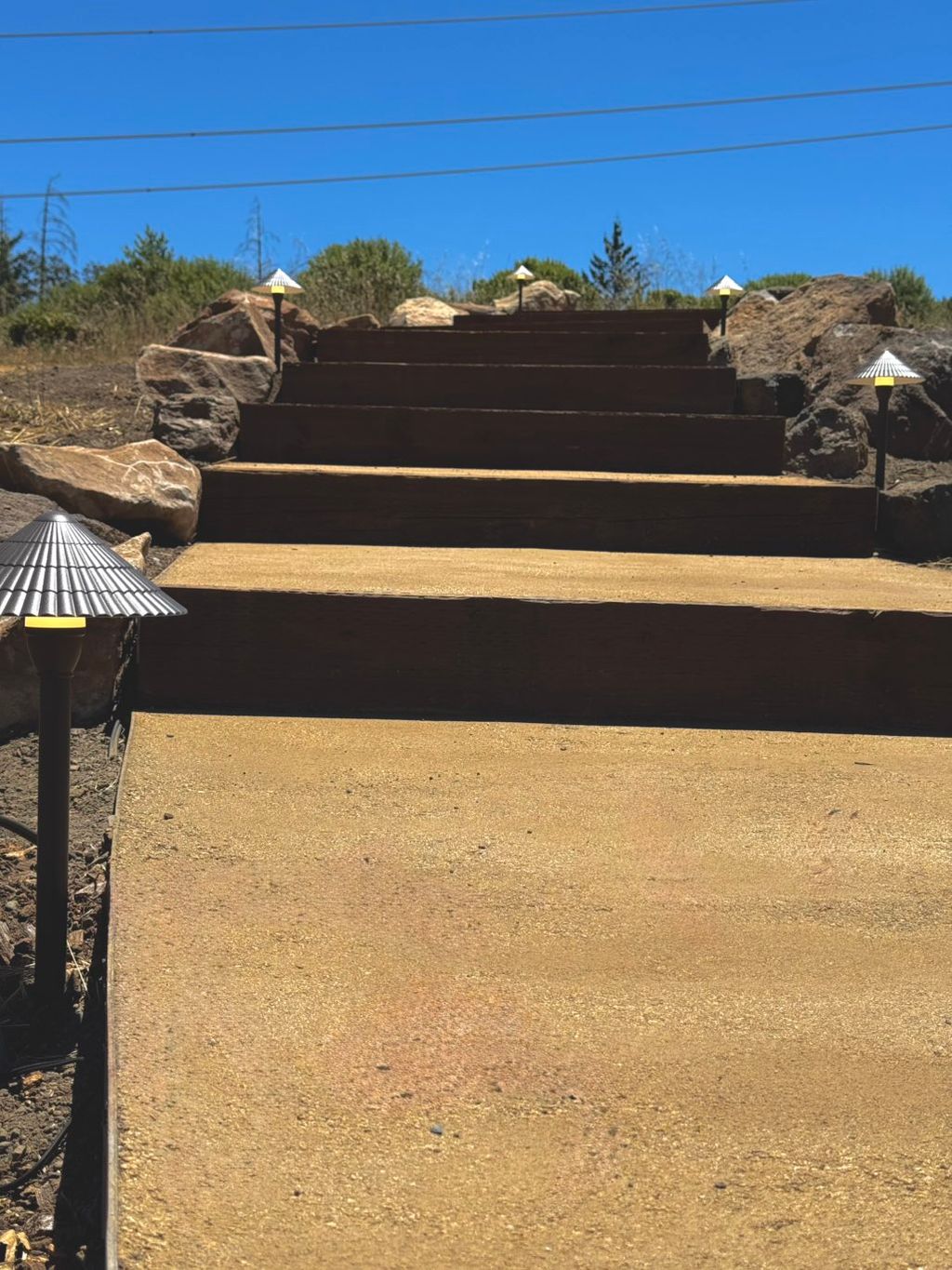 A tremendous touch to complement any stairs, deck 