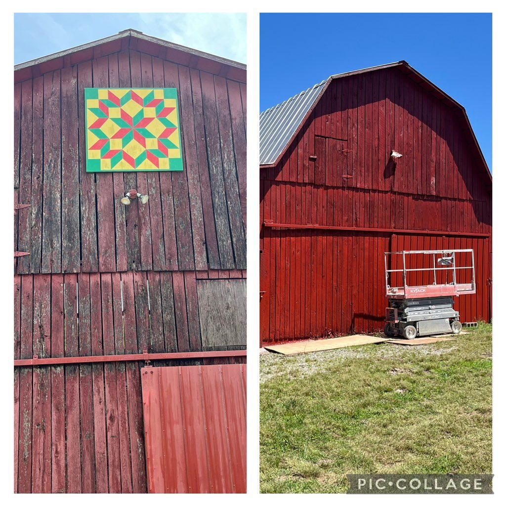Painted Barn Before/After