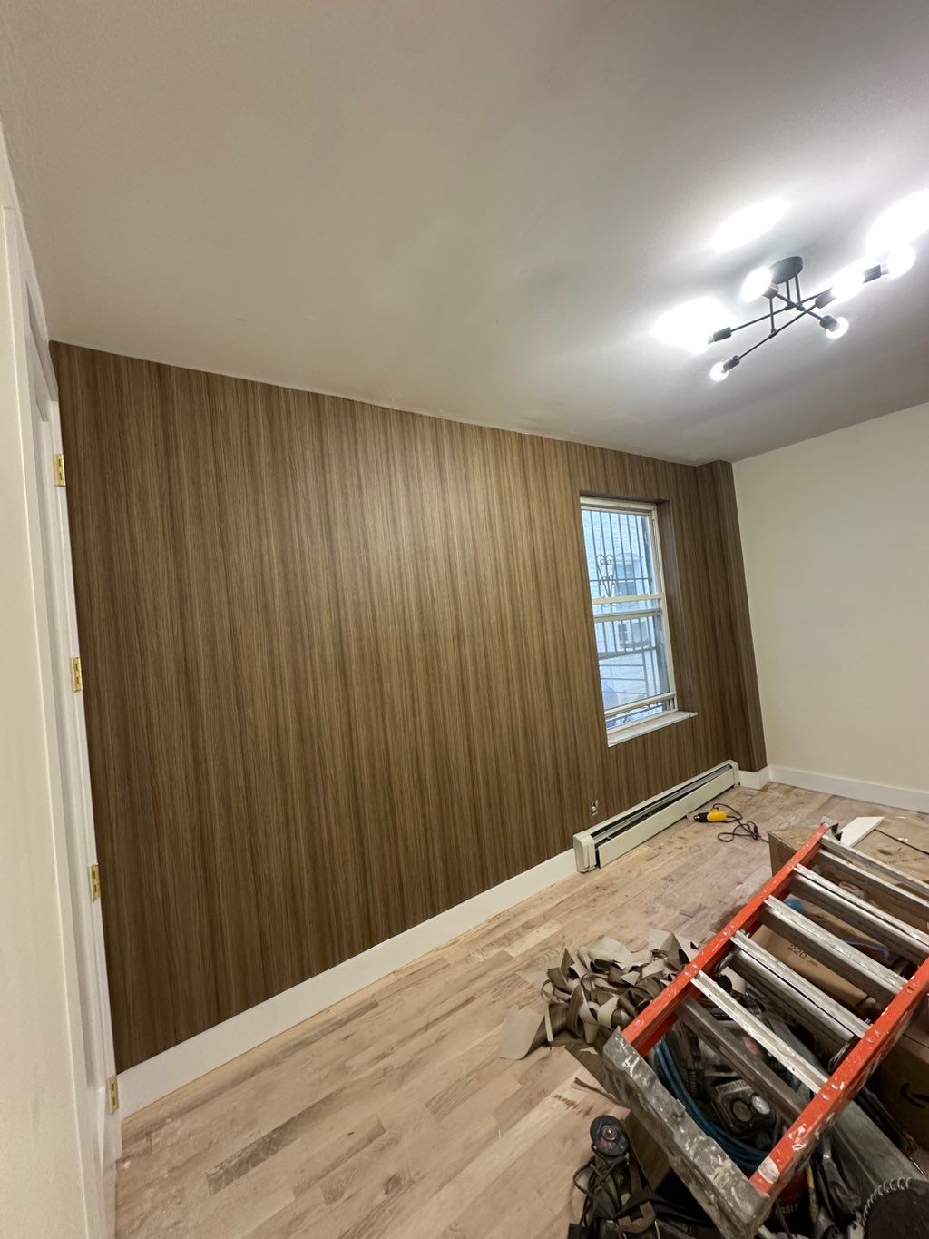  He transformed some beautiful walls with a finish