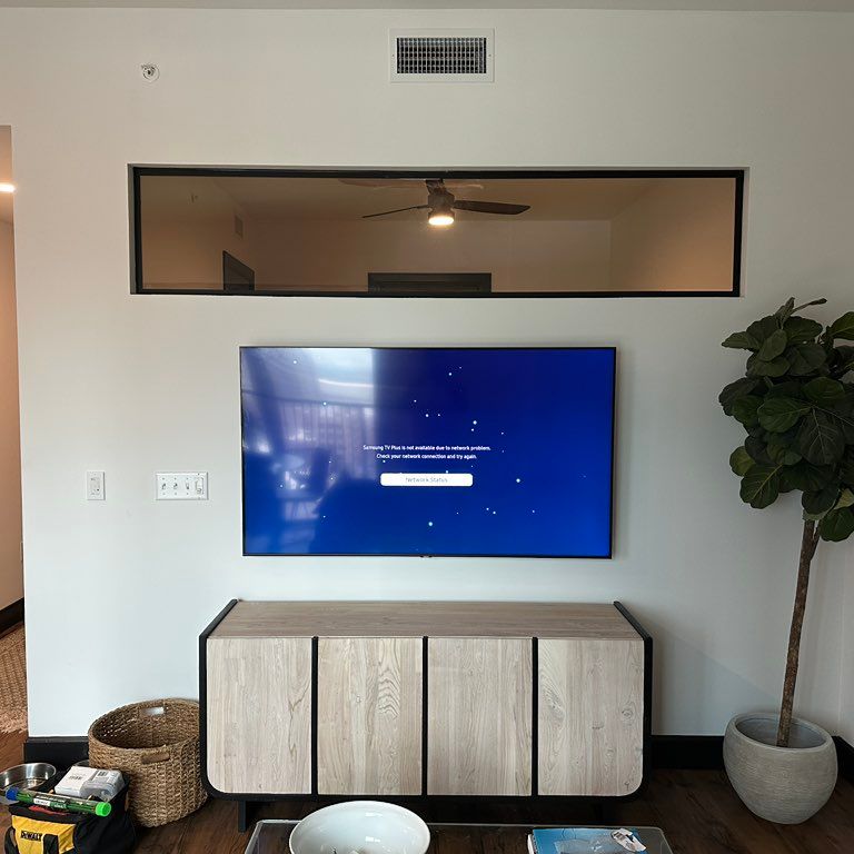Lava Handyman (TV mounting and Art installation)