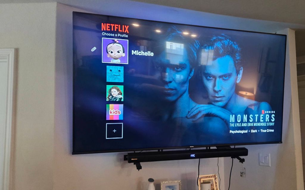 75inch TV Mount job completed with Soundbar setup