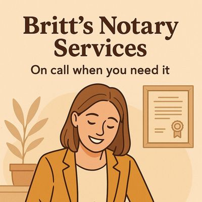 Avatar for Britt’s notary services