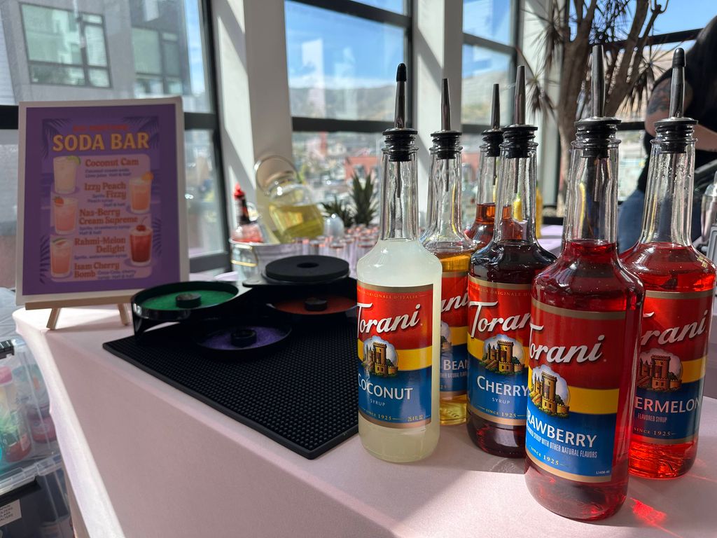 A dirty soda bar for a bay shower! We had a blast!