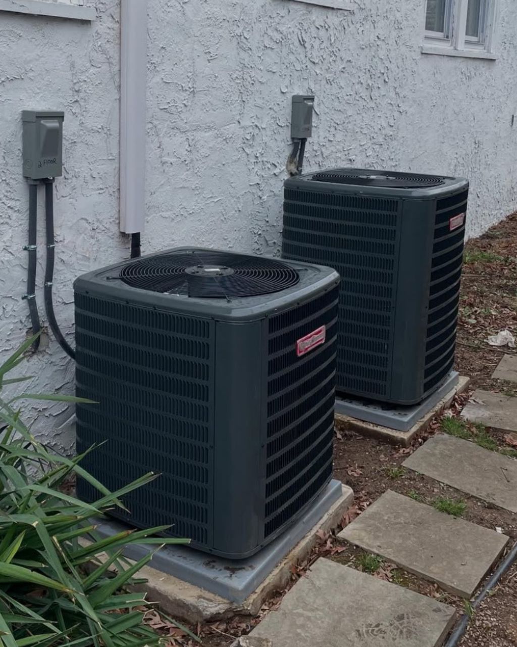 ✌🏽Double Goodman Brand A/C Install😻