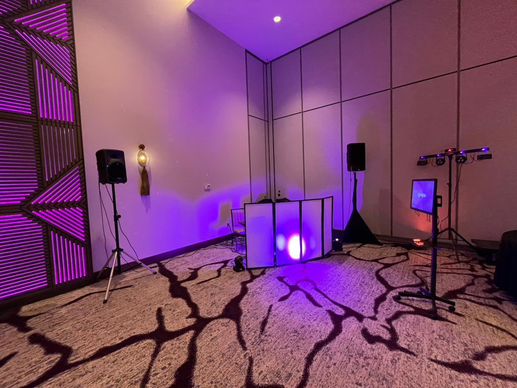 Karaoke Setup for the Edward Jones Corporate Event