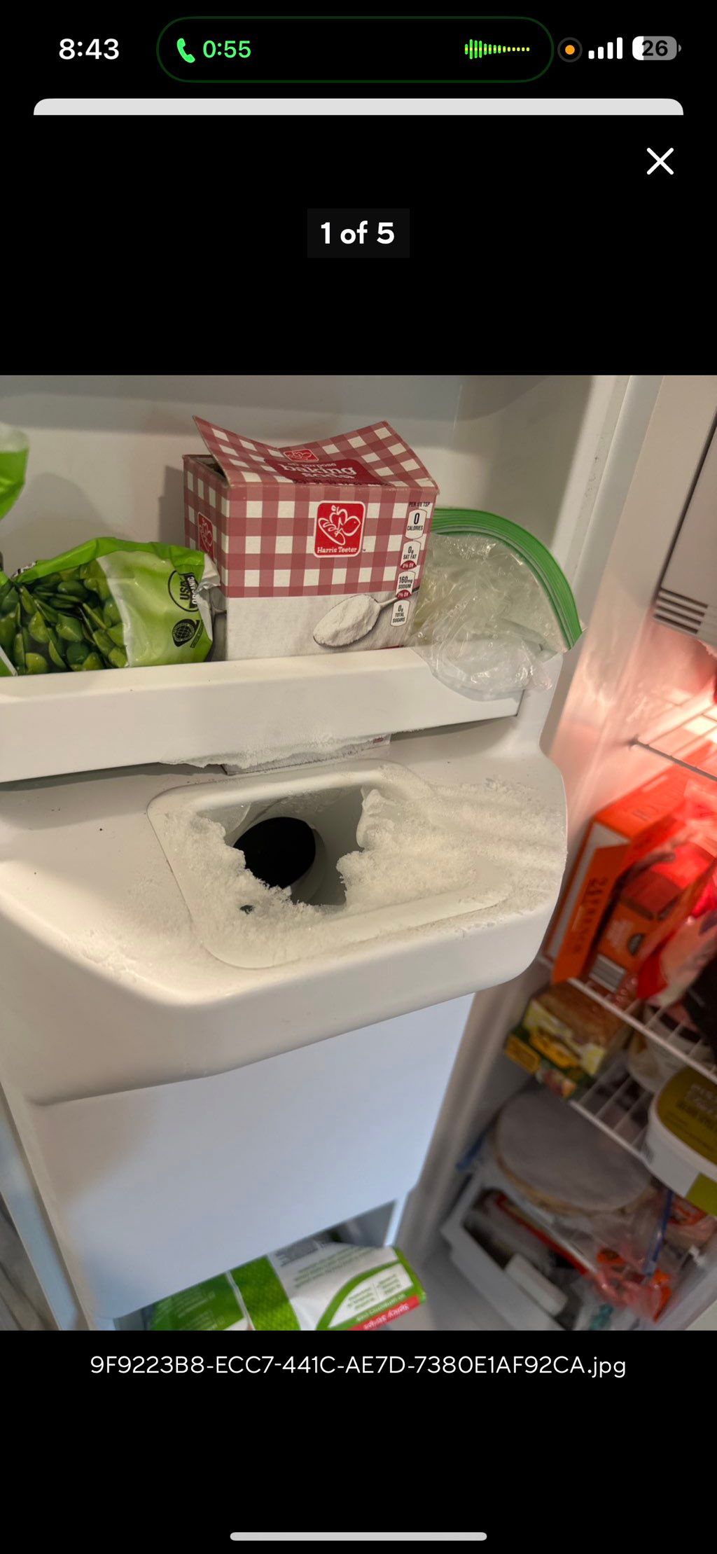GE
Refrigerator Ice Dispenser
Solenoid get replace