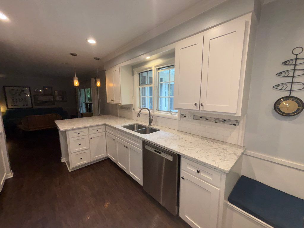 After cabinet and kitchen deep clean 