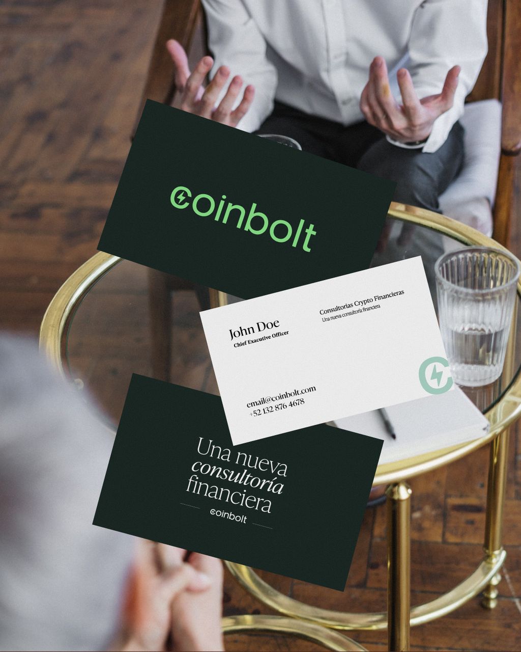 Coinbolt Brand Busines Cards